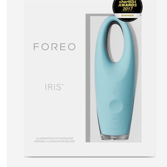 FOREO IRIS  Illuminating Eye Massager In Blue NWB - Picture 1 of 3